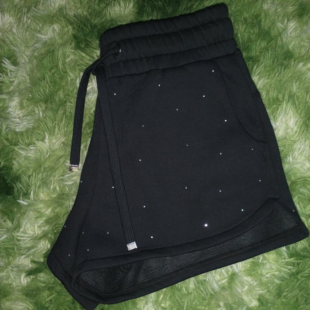 Rhinestone Sweat Shorts